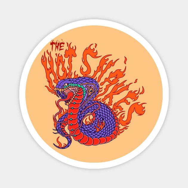 The Hot Snakes Magnet by Never Not Tired Club